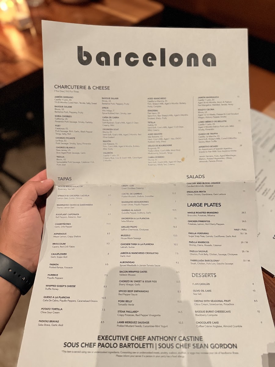 Menu Barcelona Wine Bar-3