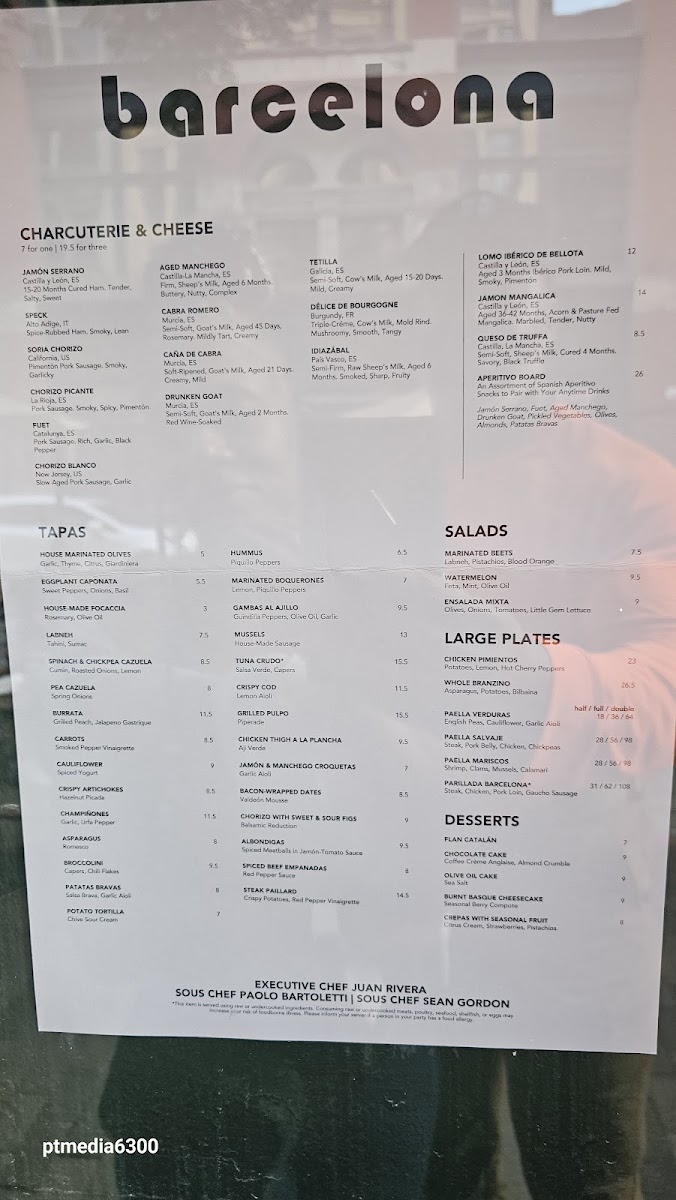 Menu Barcelona Wine Bar-5